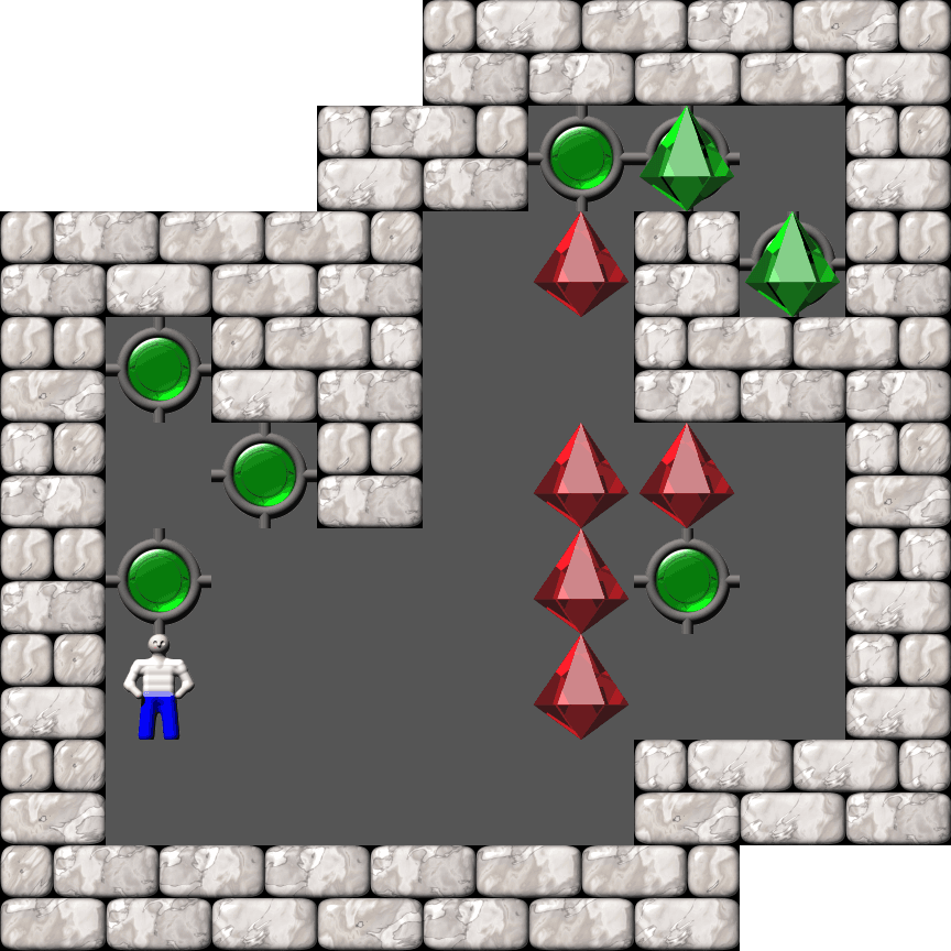 Sokoban Ionic Catalysts level 23